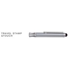 Heri-Rigoni Travel Stamp & Touch 2 in 1 - 2300 Silver cu ETUI Heri-Rigoni Travel Stamp & Touch 2 in 1 - 2300 Silver cu ETUI